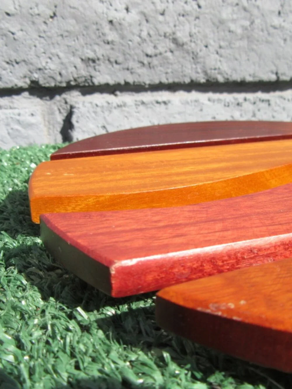 Set of 2 Multi Wood 7